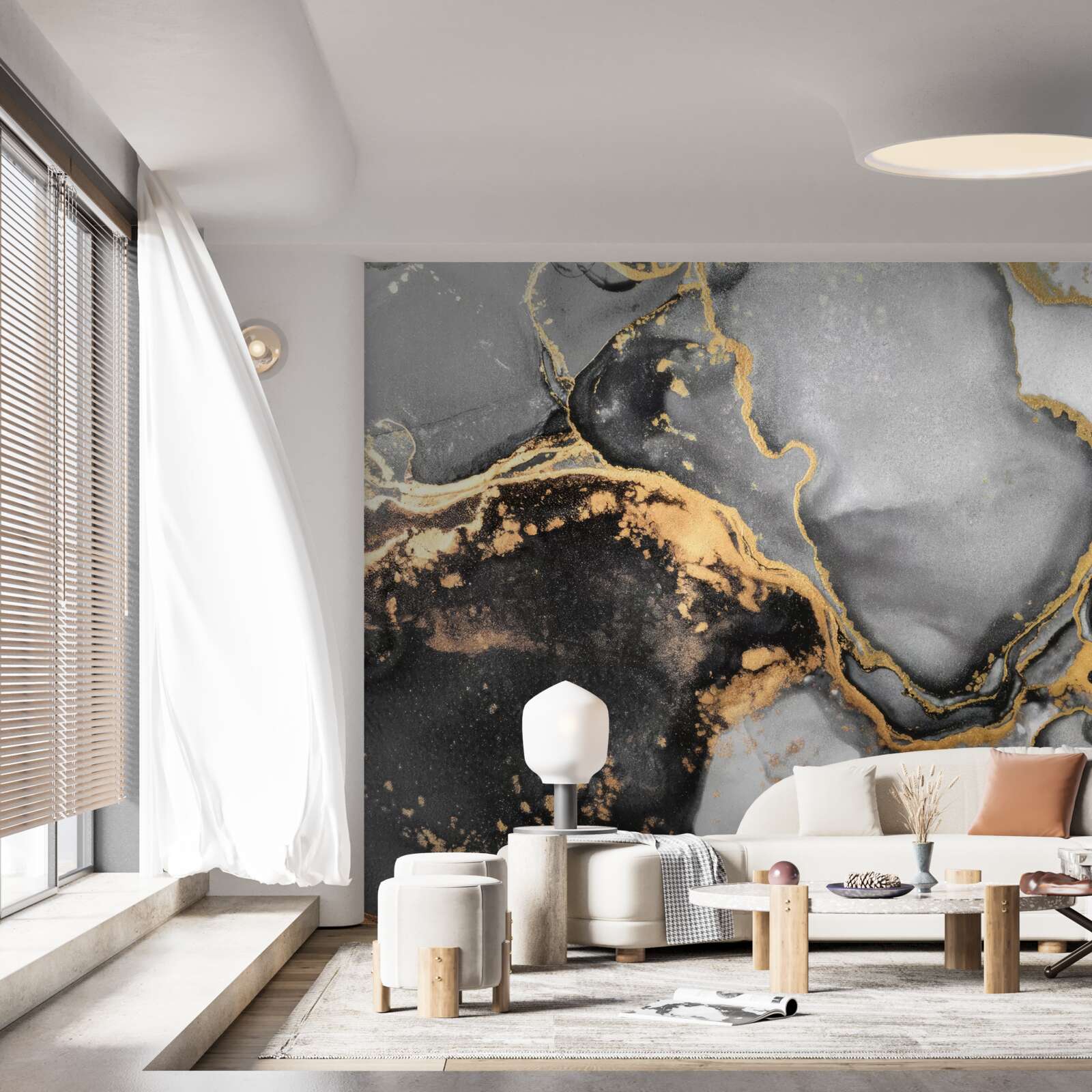 Papier peint fond de marbre foncé