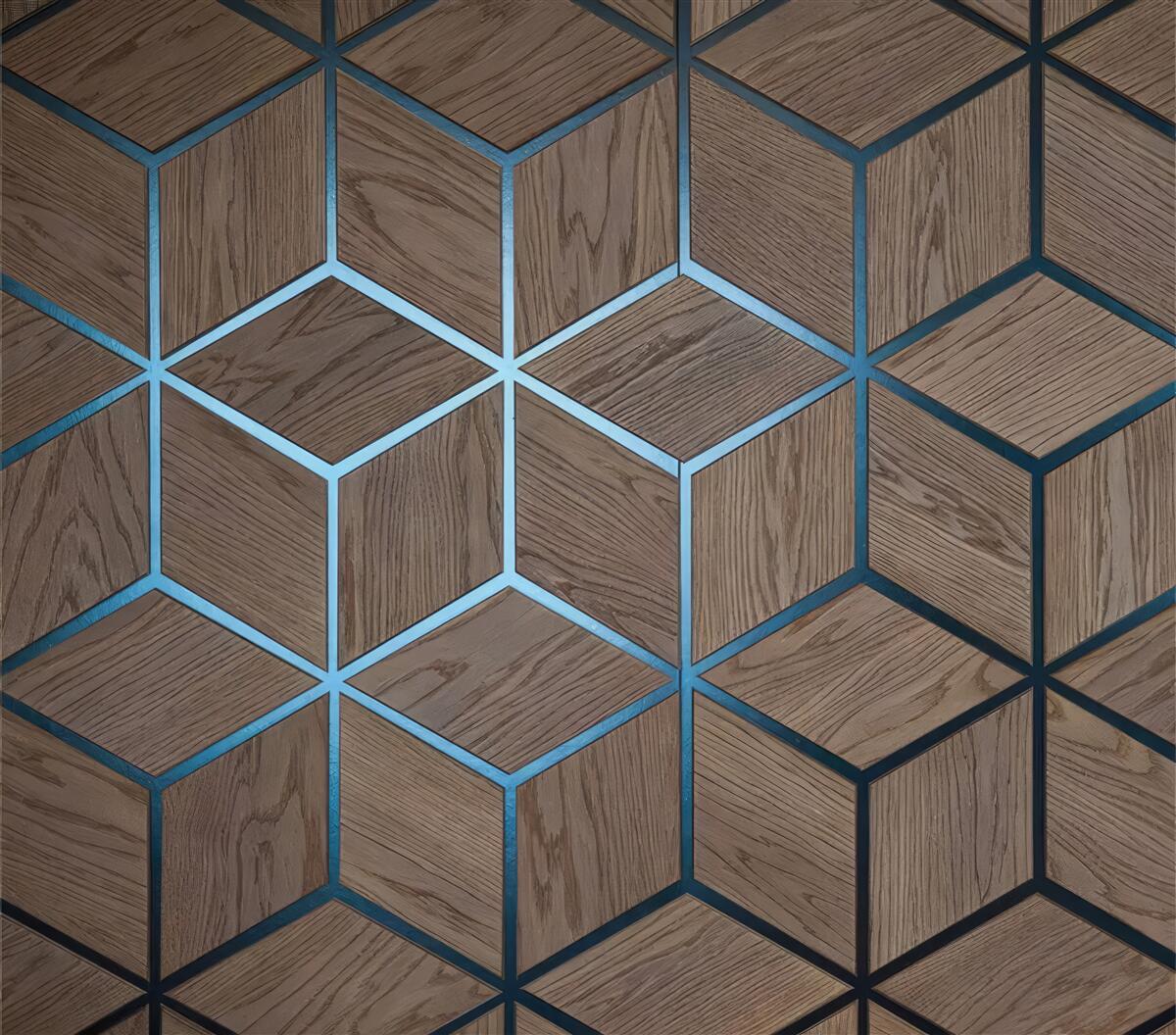 Papier peint fond avec motif de parquet