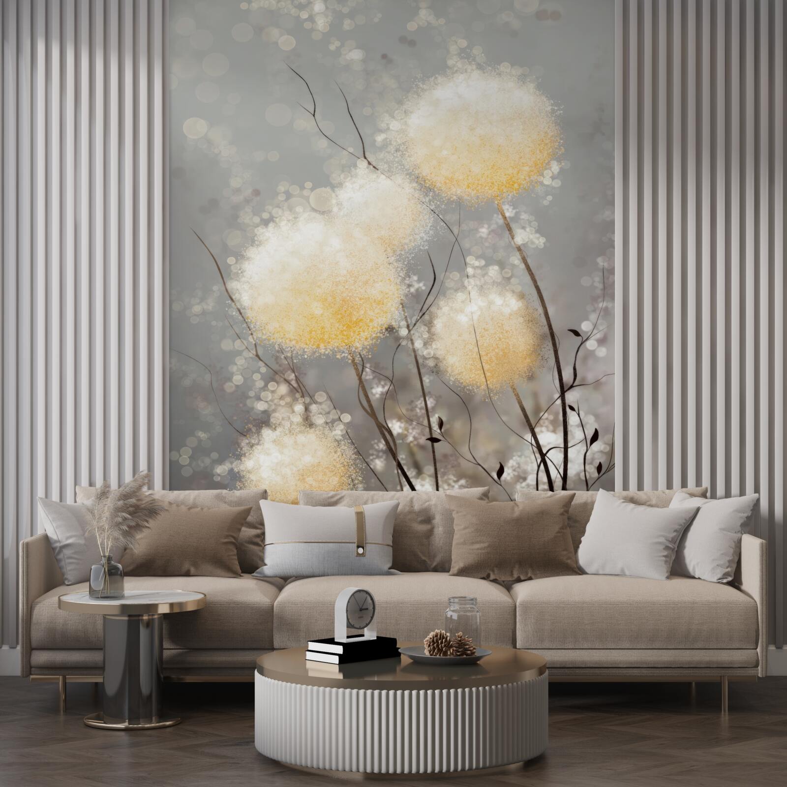 Papier peint plante unique