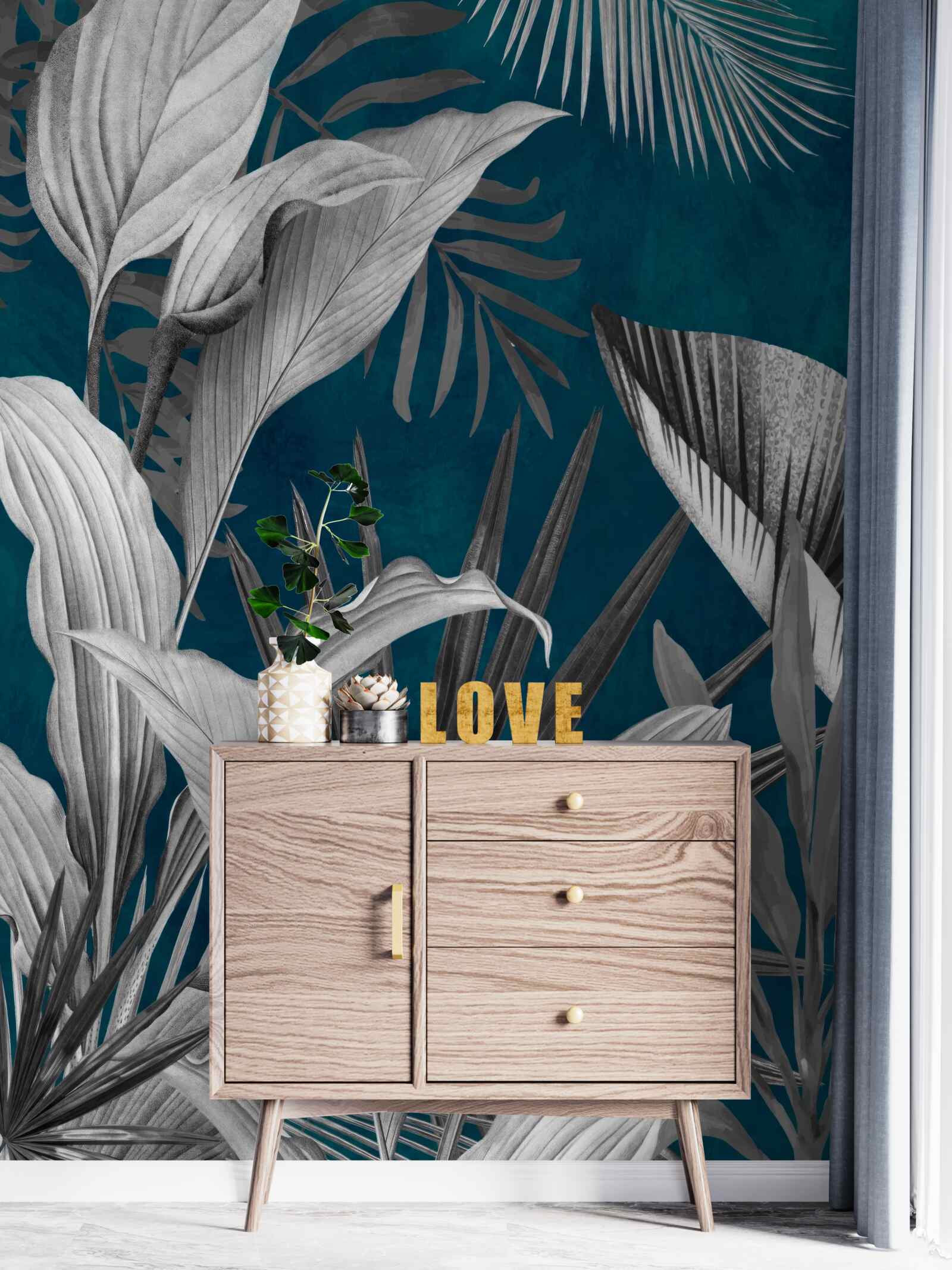 Papier peint arrière-plan de différentes feuilles lumineuses