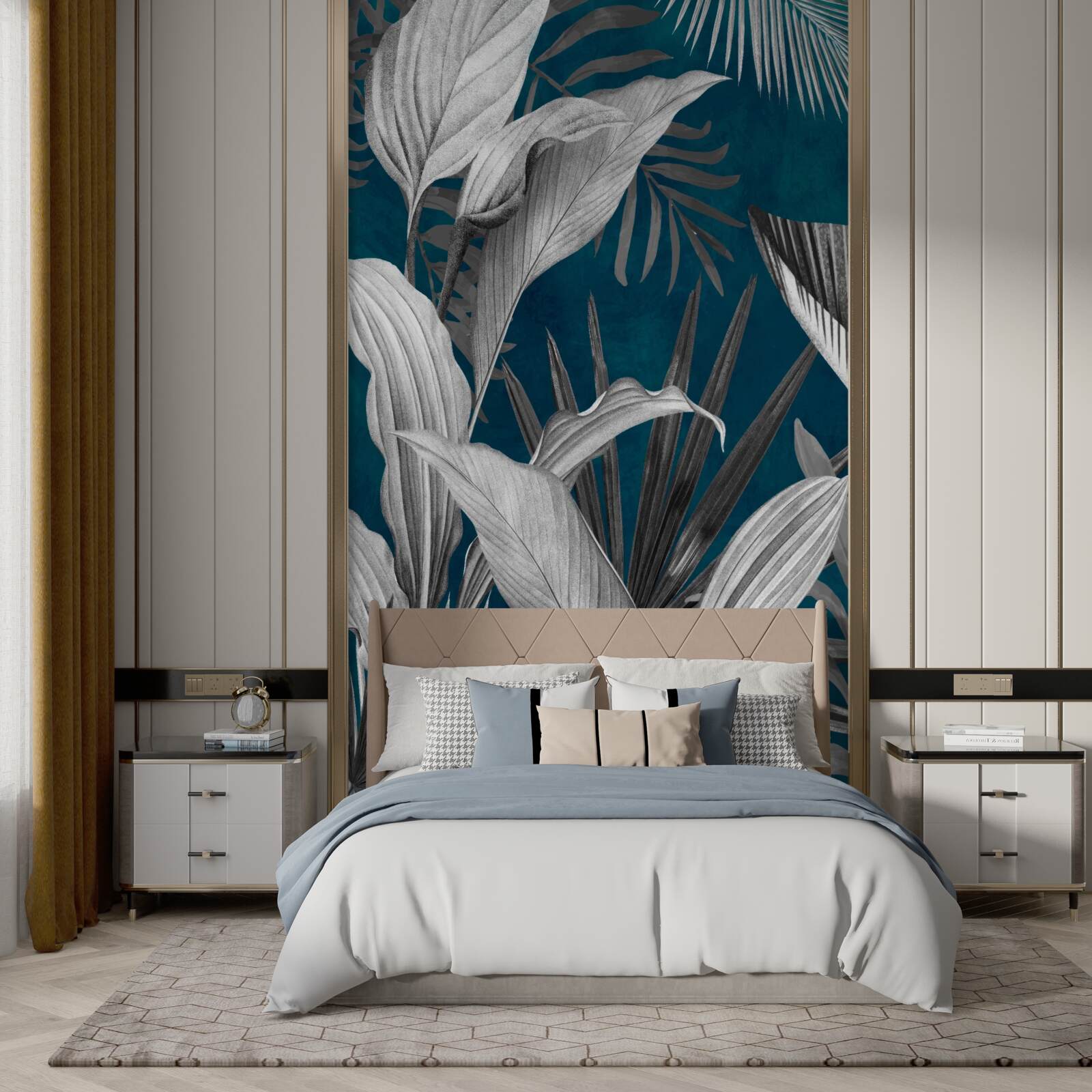 Papier peint arrière-plan de différentes feuilles lumineuses