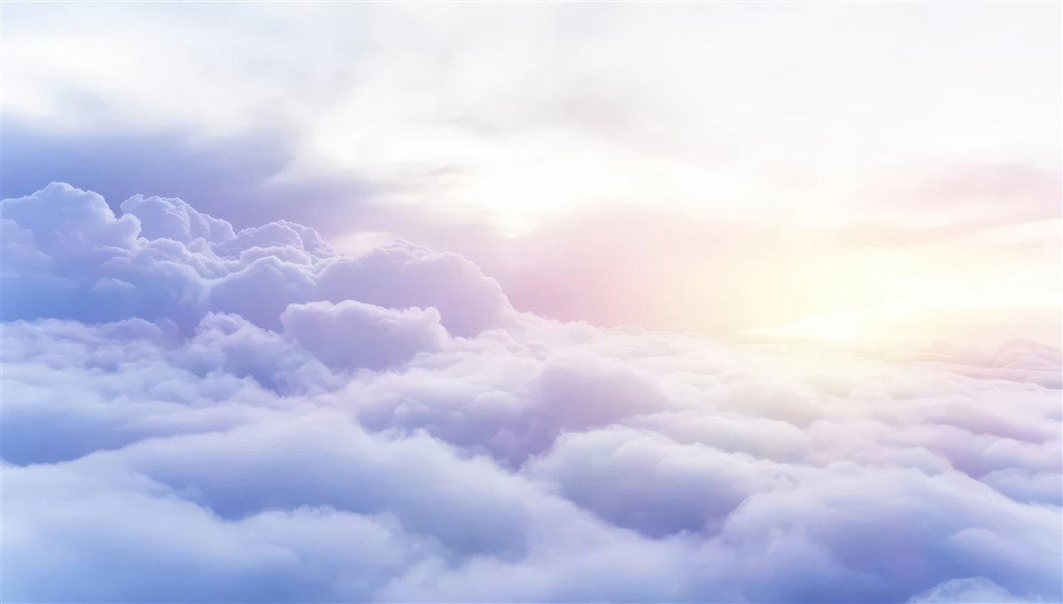 Papier peint nuages épais