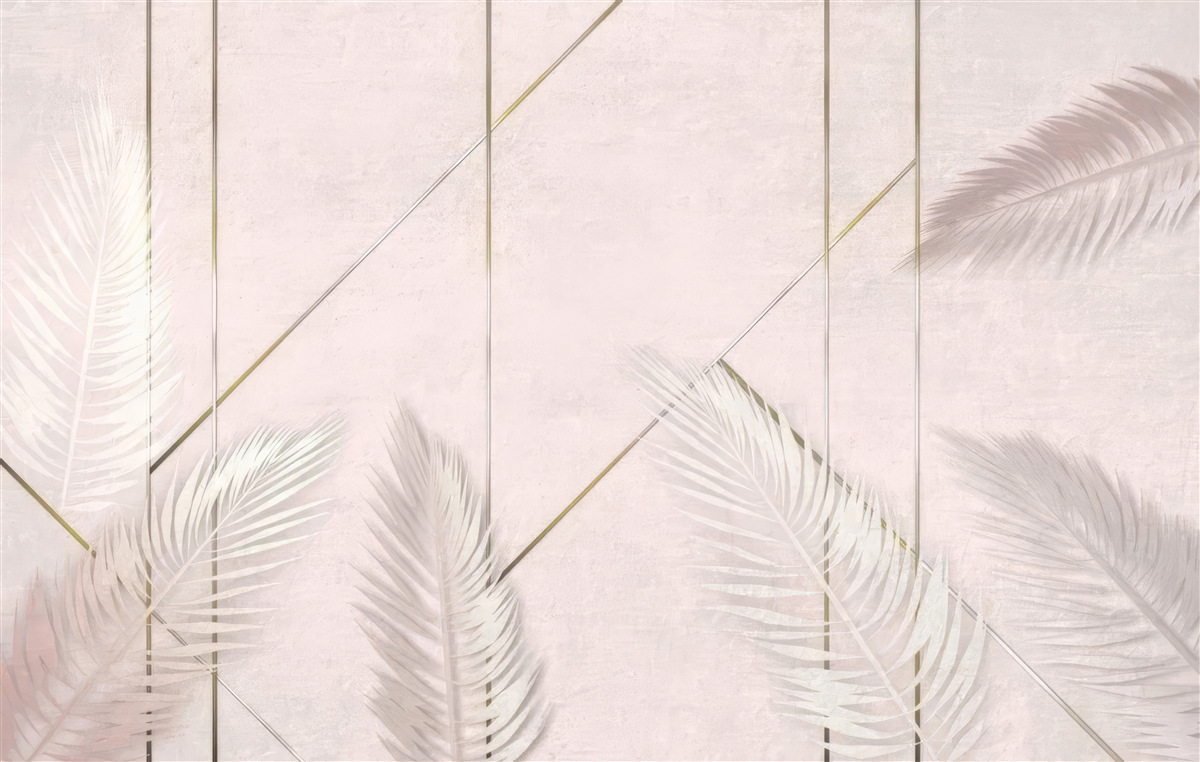 Papier peint fond clair avec des feuilles