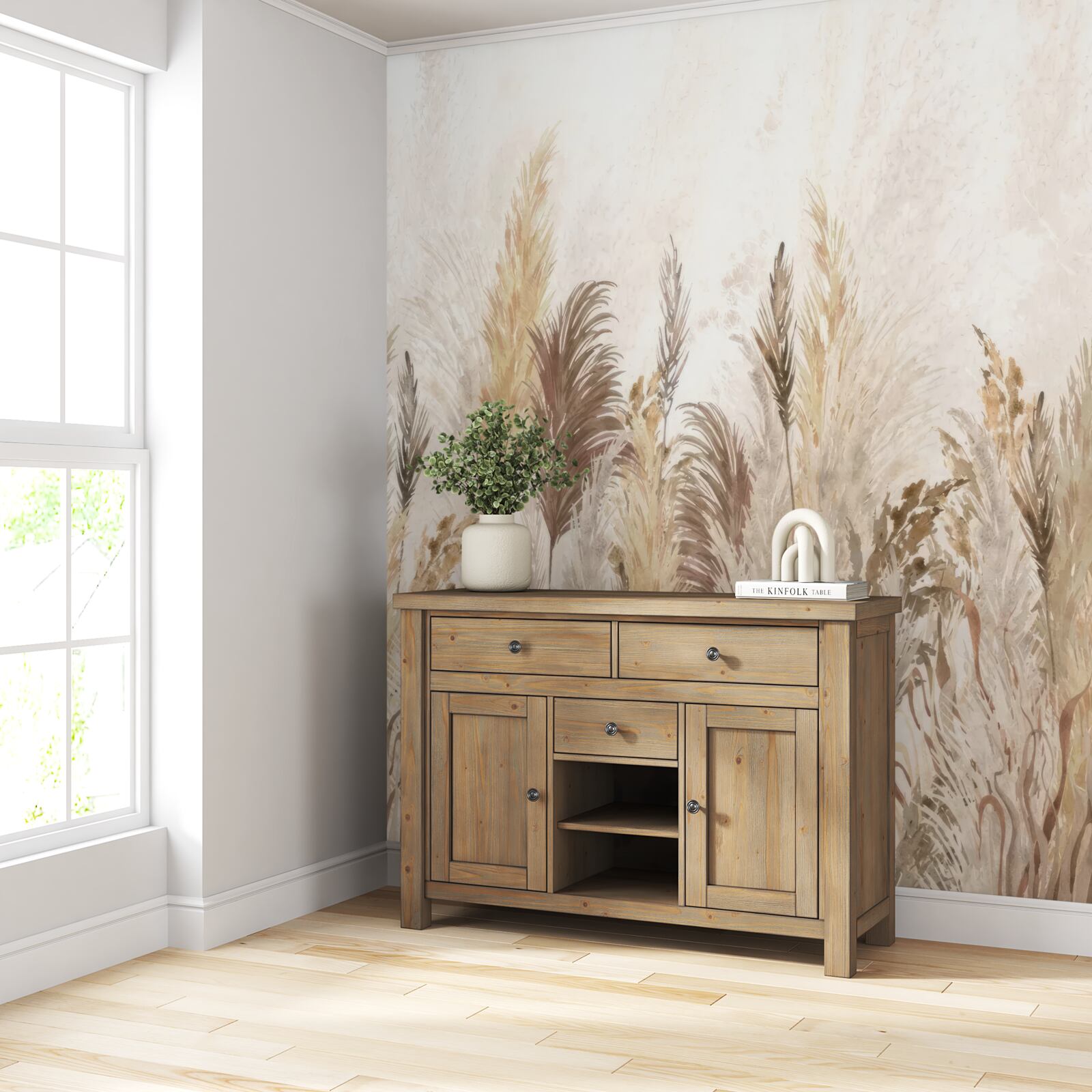 Papier peint les plantes sont brunes