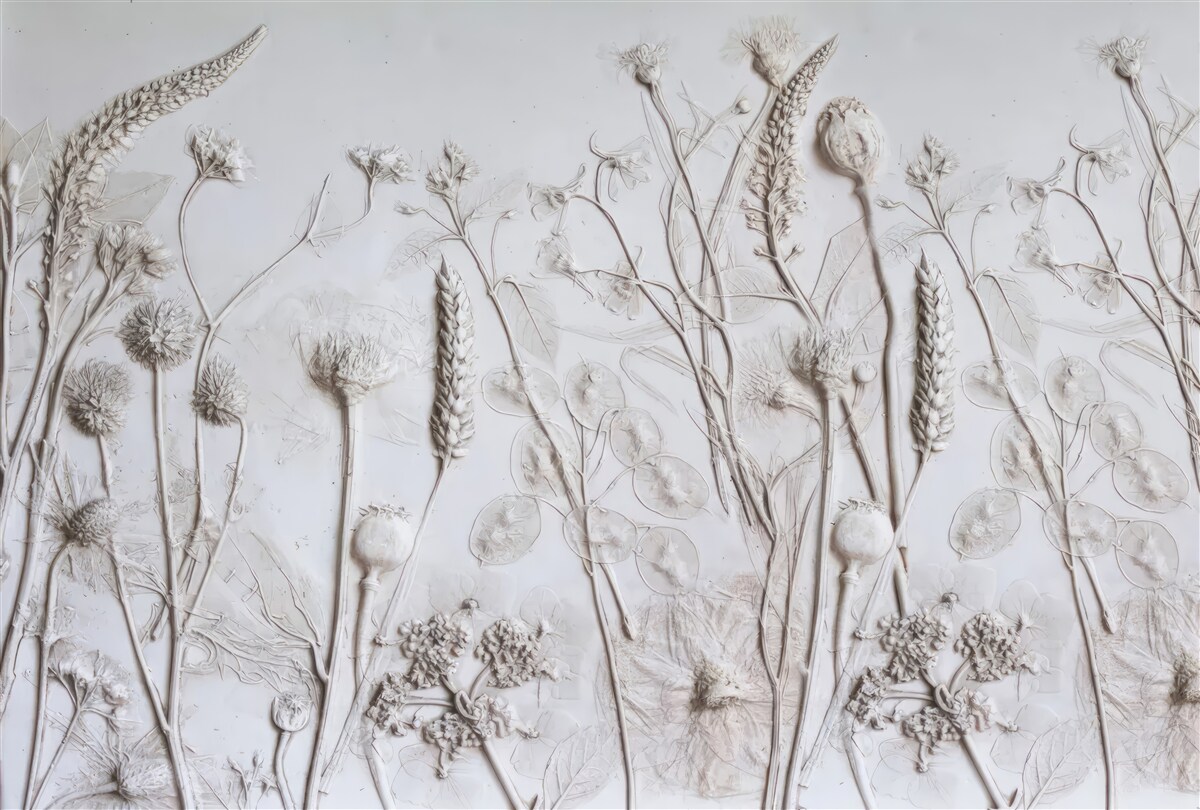 Papier peint diverses plantes