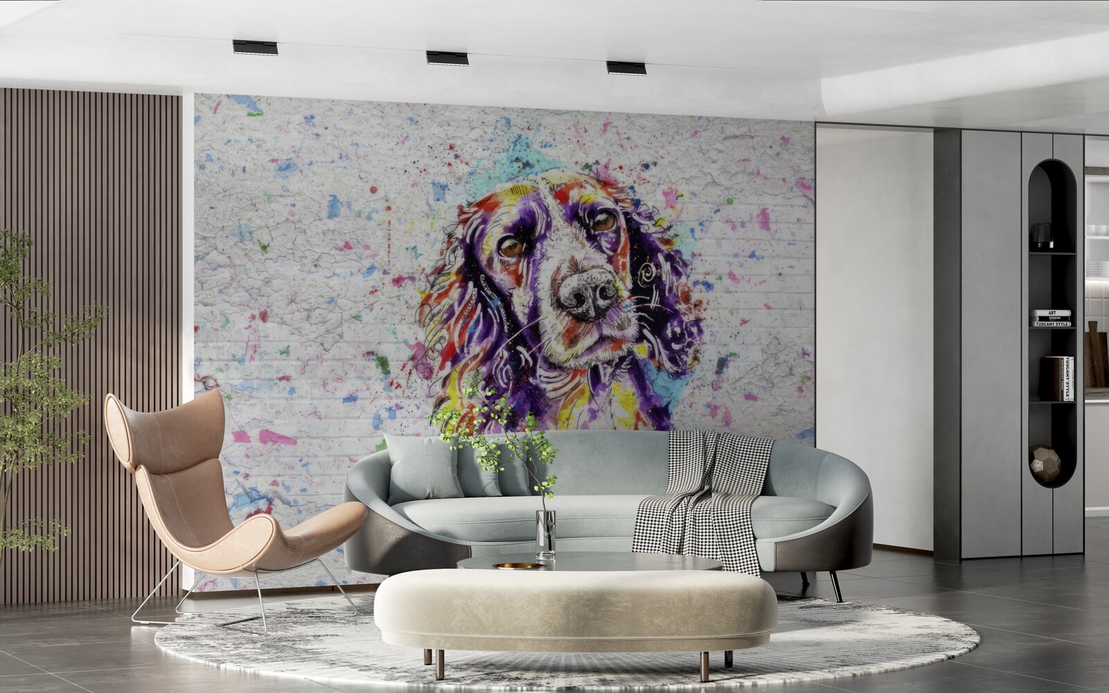 Papier peint tartes pop-artu