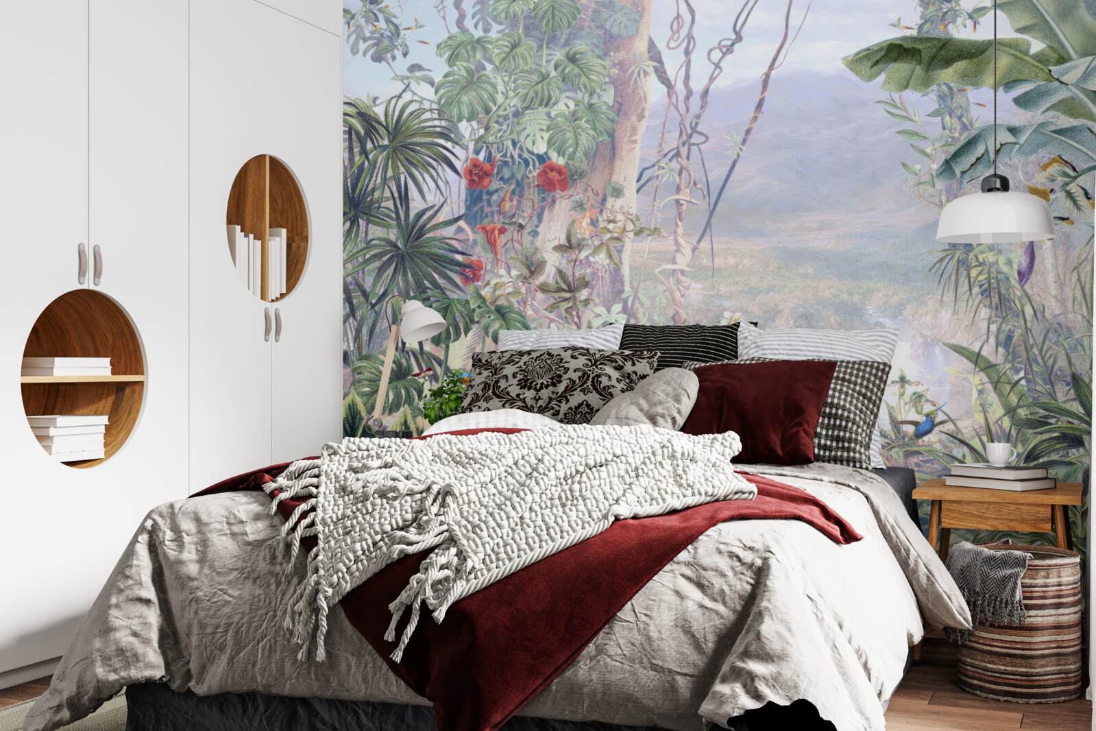 Papier peint habitants à plumes de la jungle