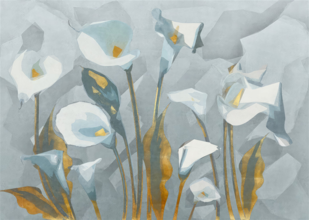 Papier peint les fèces sont blanches