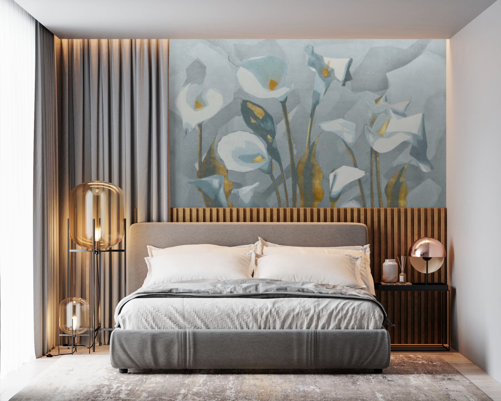 Papier peint les fèces sont blanches