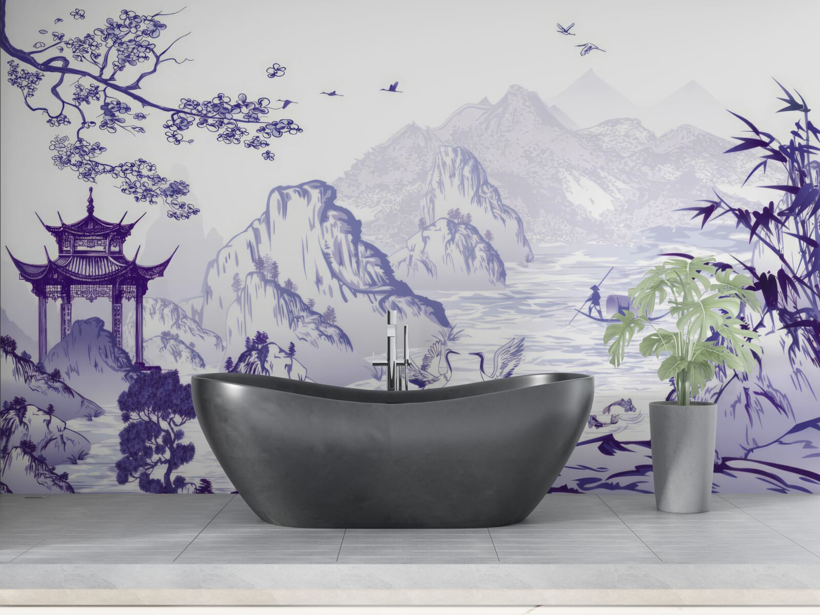 Papier peint paysage de la chine