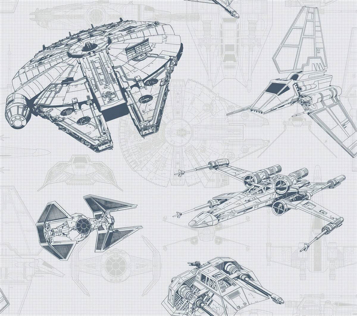 Papier peint les diagrammes de différents avions