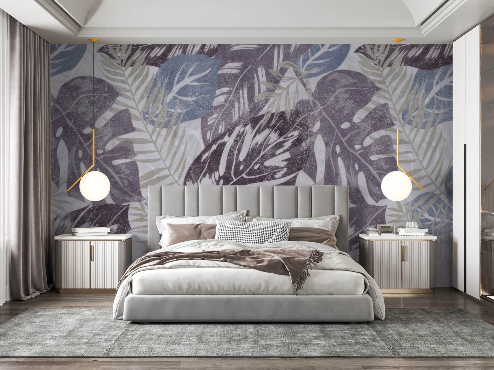 Papier peint grandes feuilles