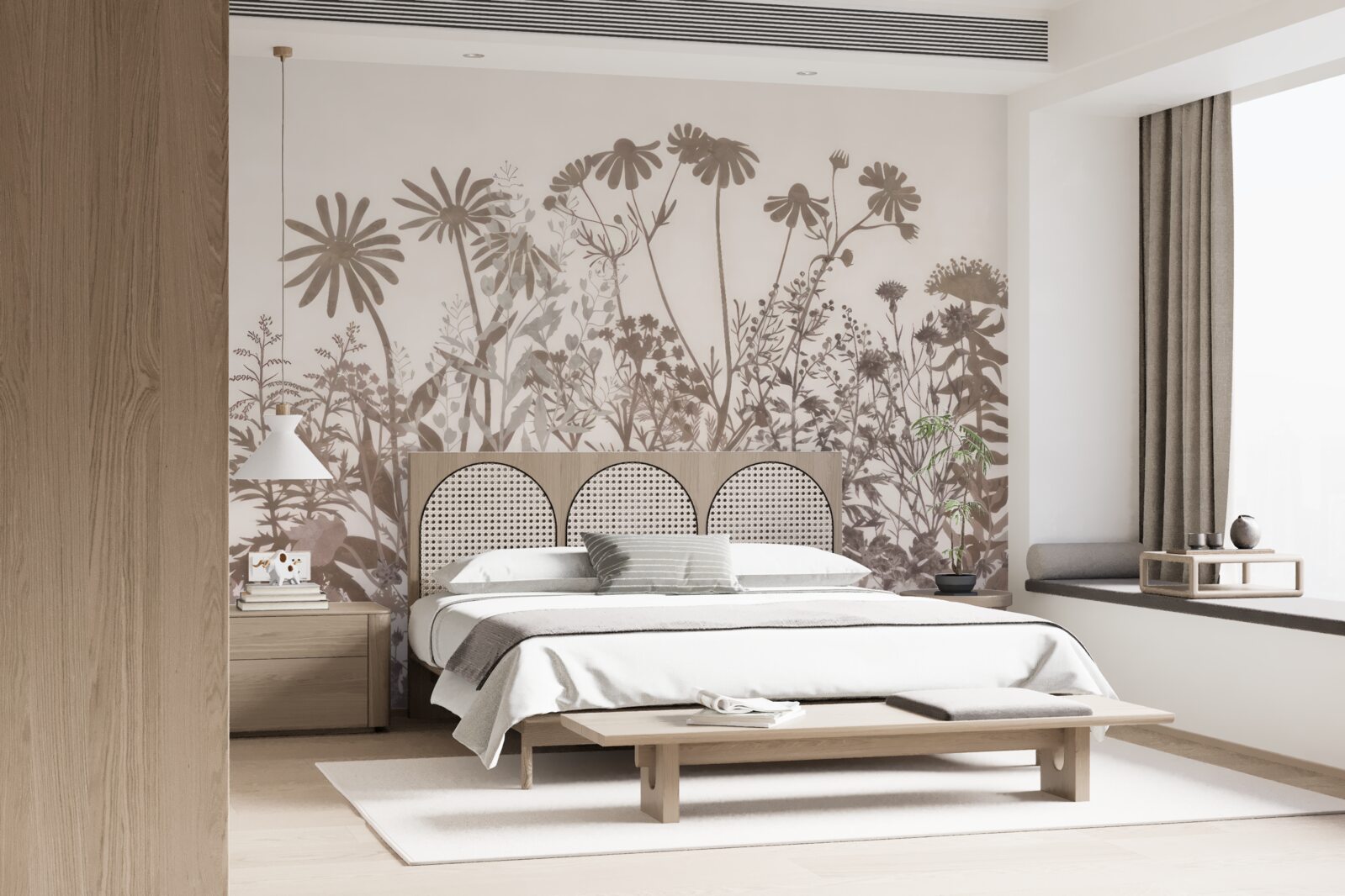 Papier peint Prairie à végétation dense