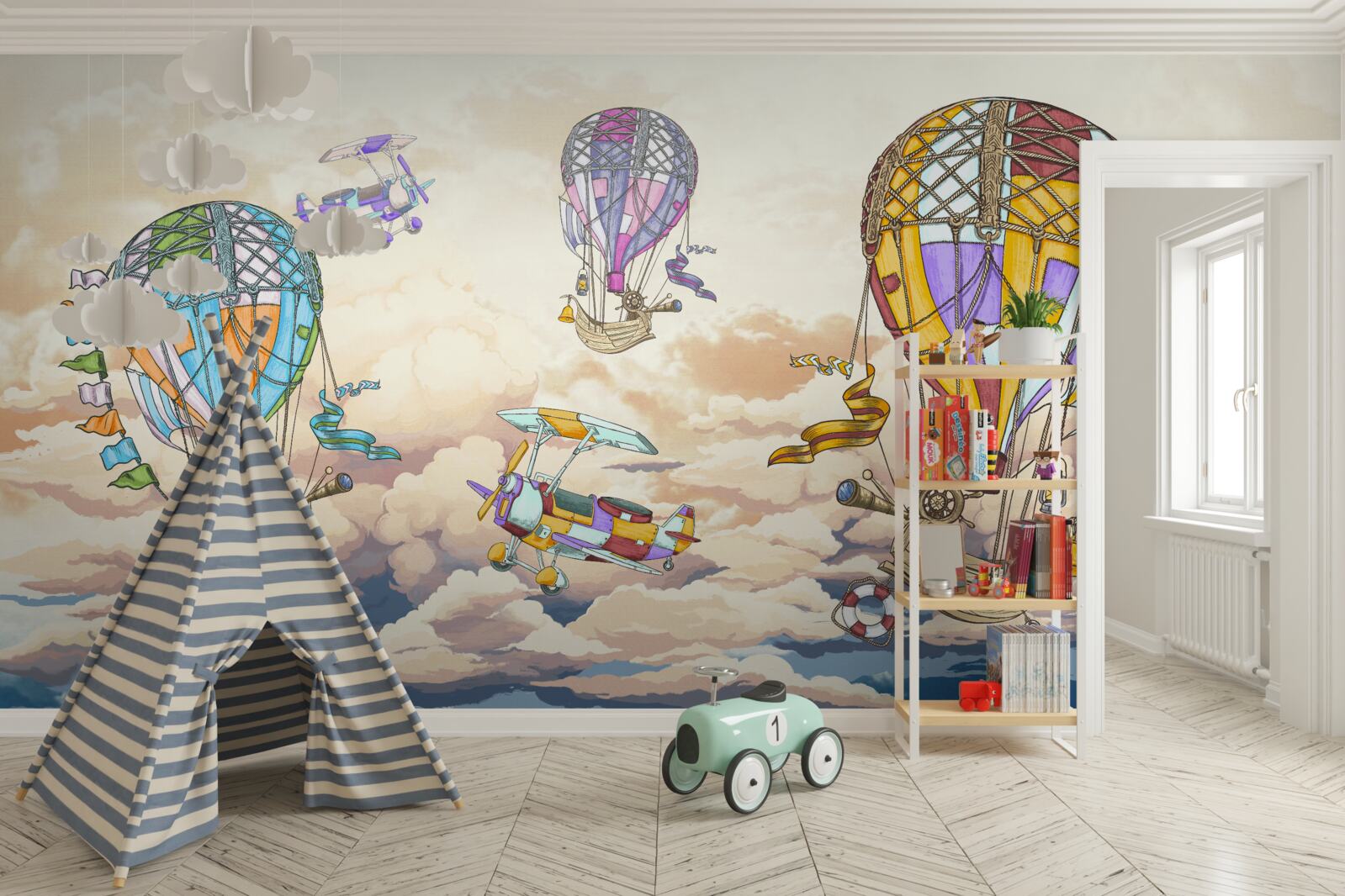 Papier peint les jeunes conquérants du ciel