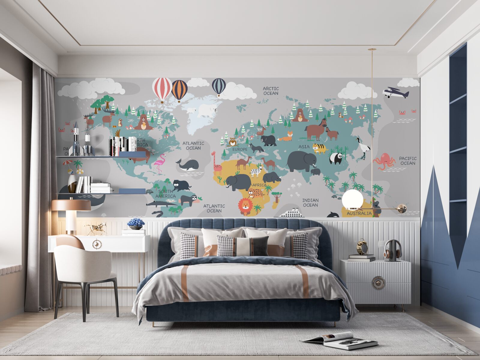 Papier peint des traités de paix avec les peuples des continents