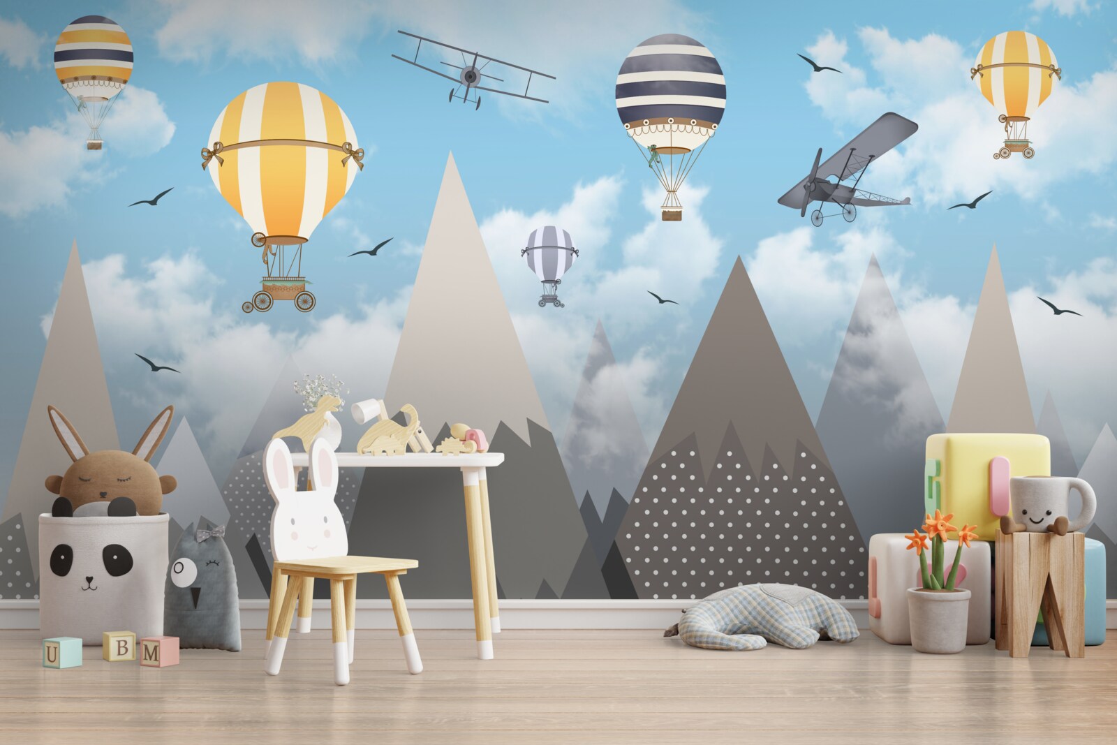 Papier peint véhicules au sommet des montagnes