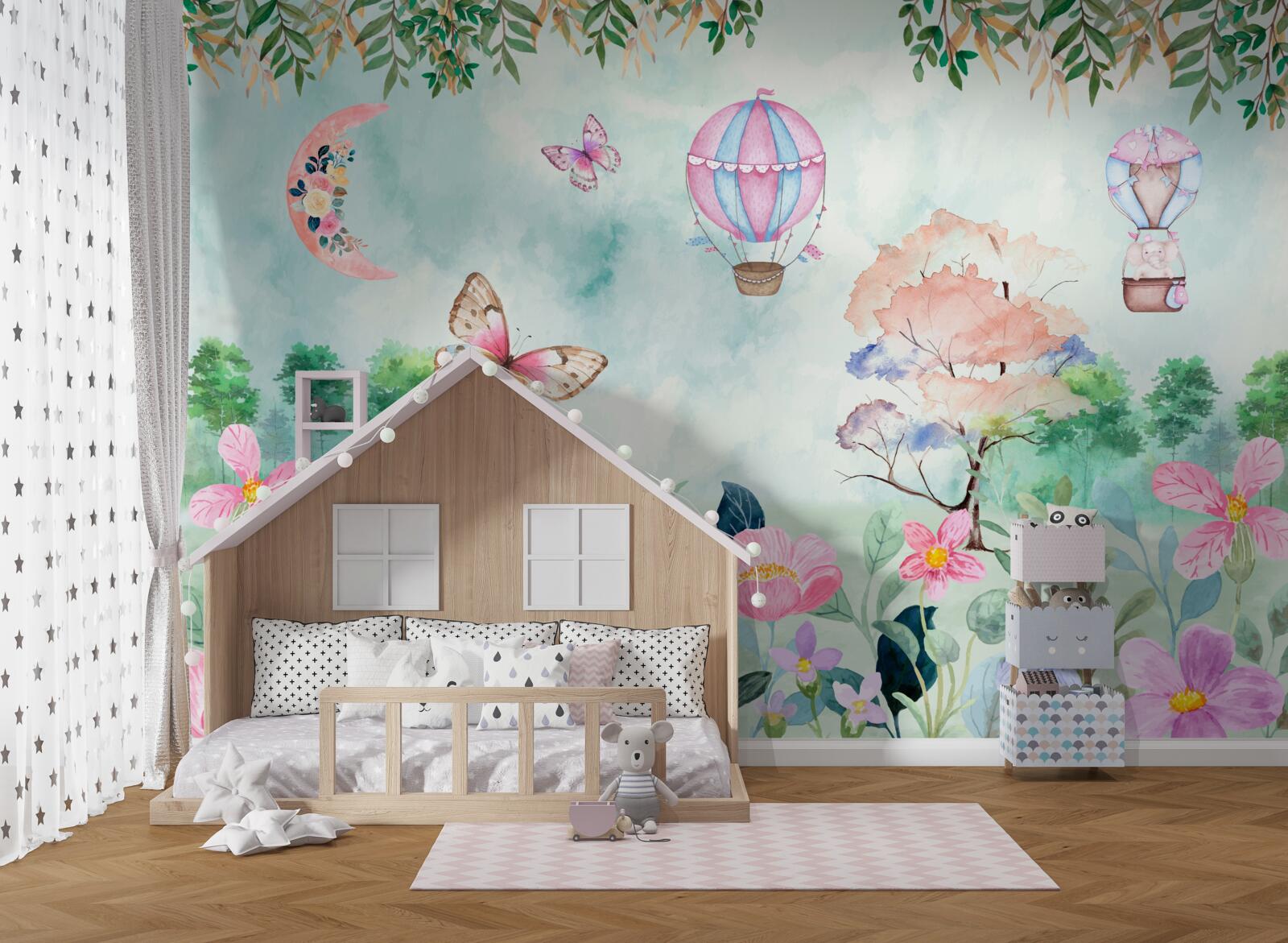 Papier peint Un monde de contes de fées aux couleurs éclatantes