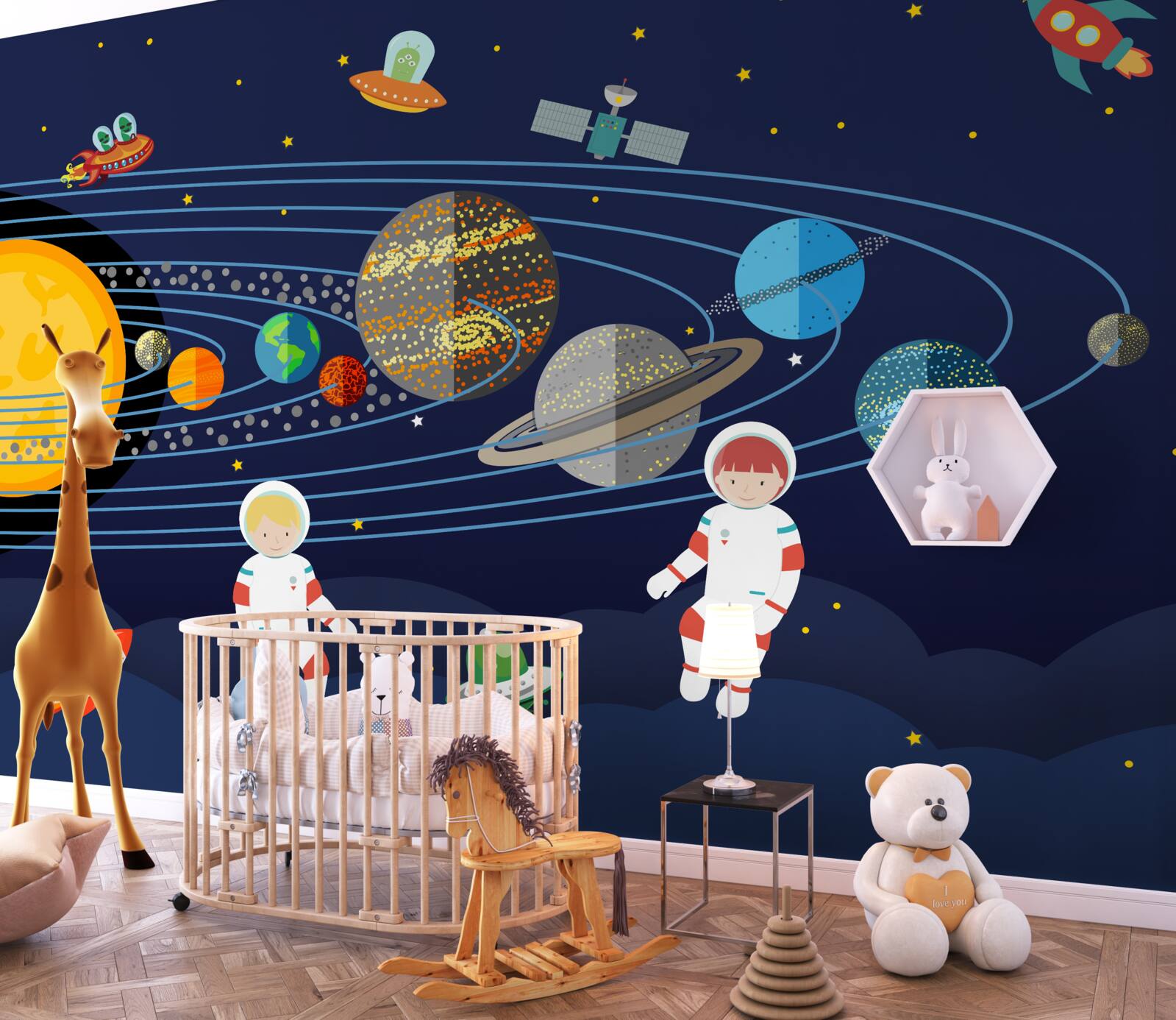 Papier peint l'humanité et les autres habitants de l'univers