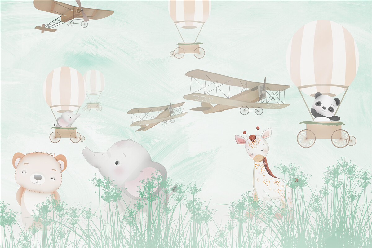 Papier peint les jeunes explorent le ciel