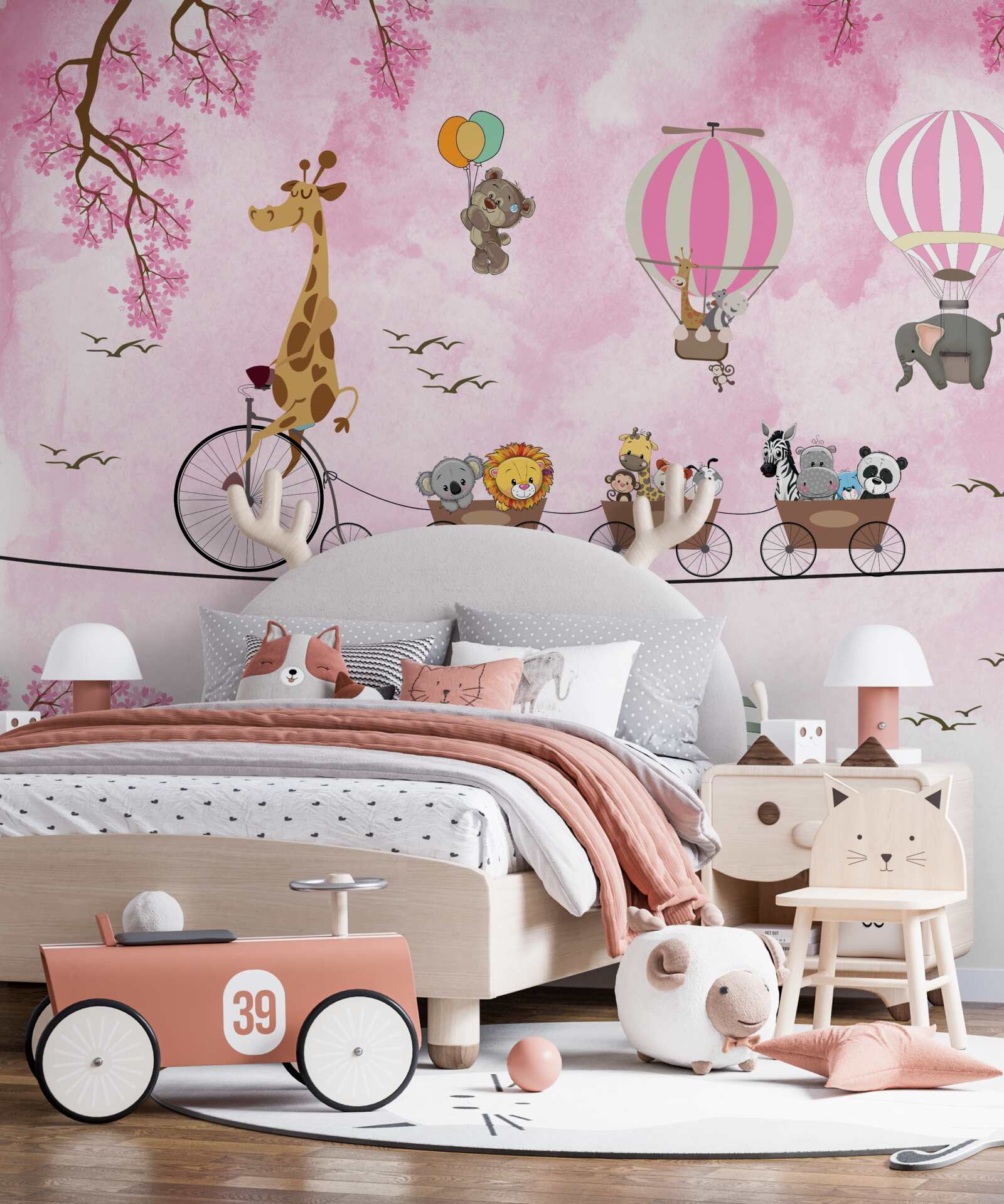 Papier peint de jeunes aviateurs sur la corde raide