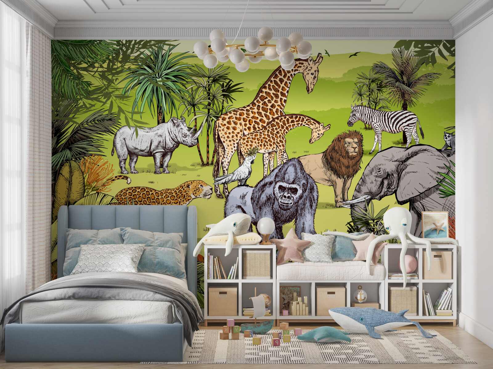 Papier peint les créatures les plus puissantes de la jungle