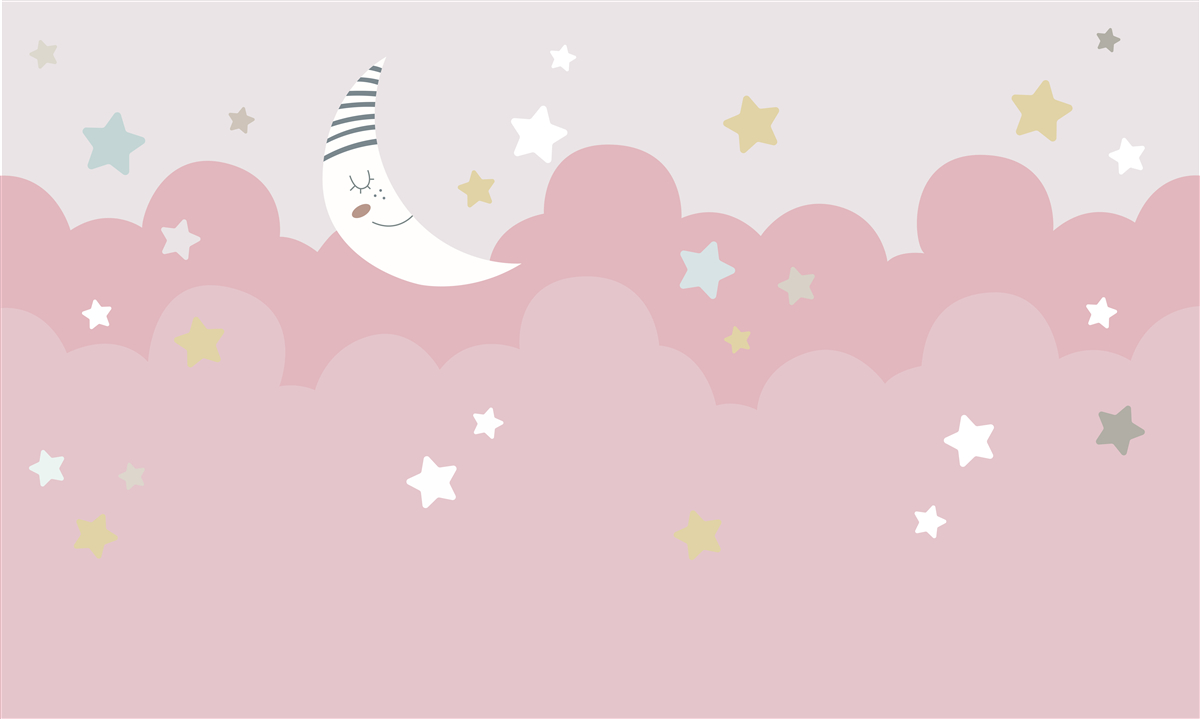 Papier peint la lune se repose