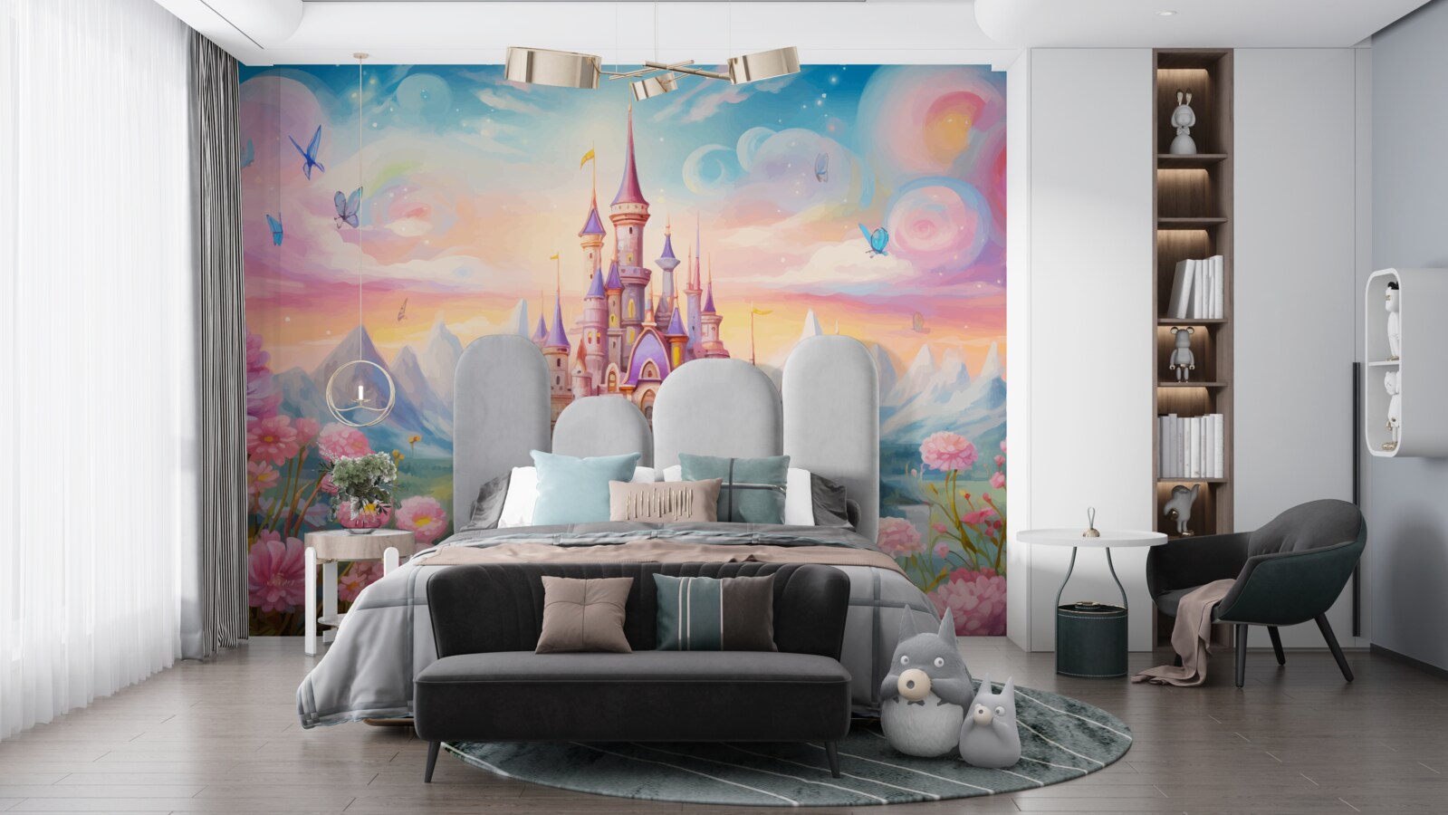 Papier peint fortifications de la fleur de princesse