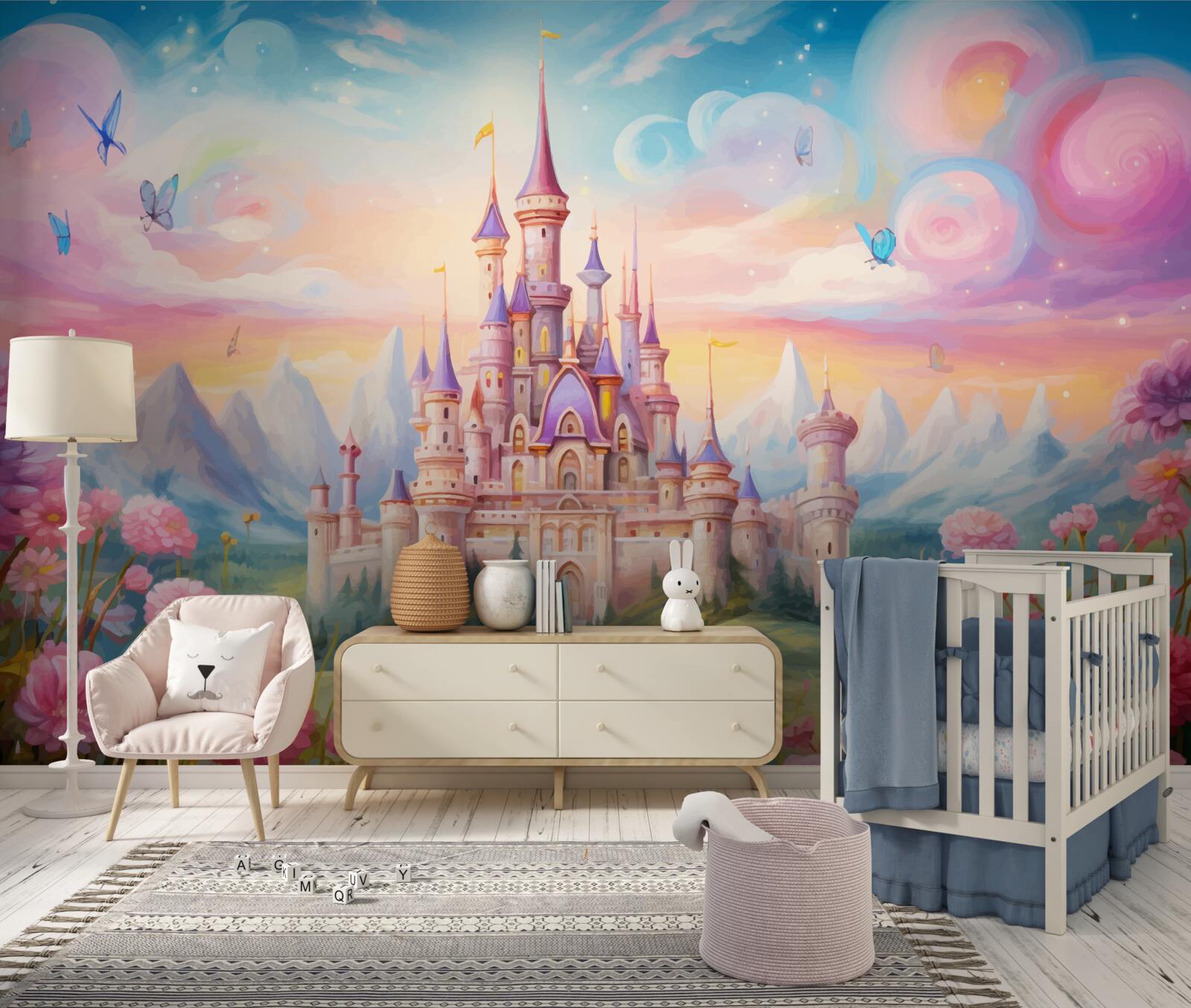 Papier peint fortifications de la fleur de princesse