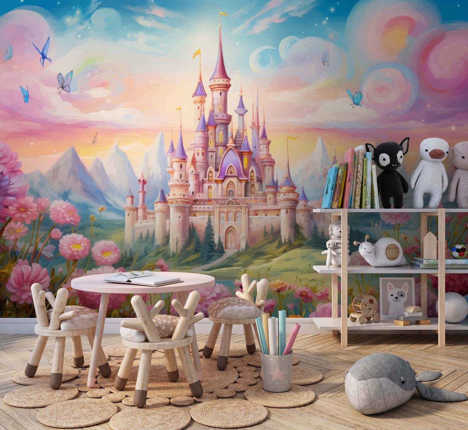 Papier peint fortifications de la fleur de princesse