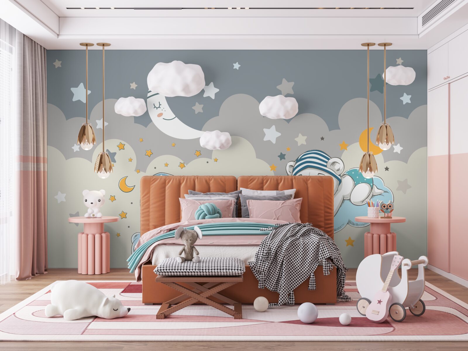 Papier peint les tout-petits s'endorment