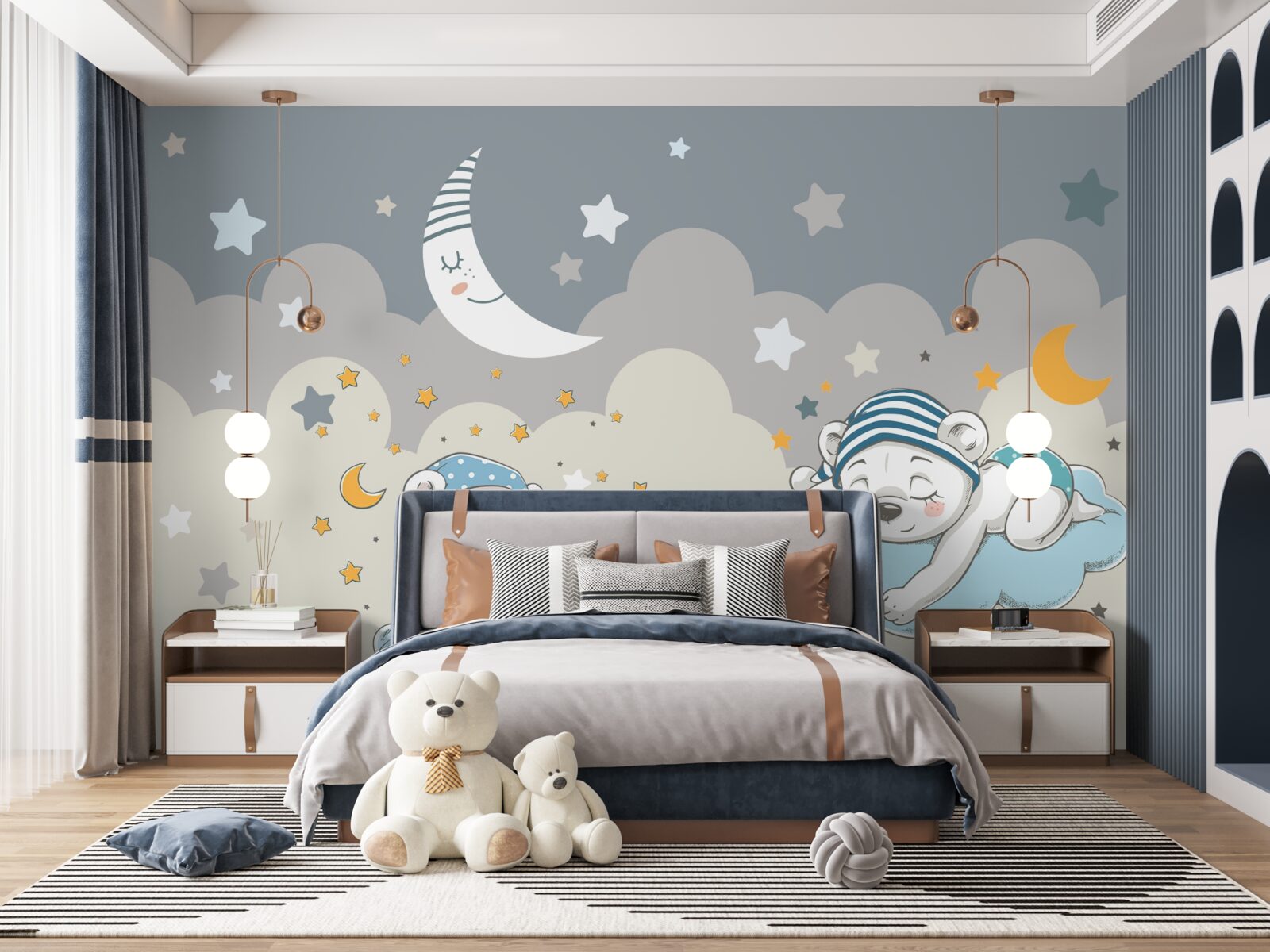 Papier peint les tout-petits s'endorment