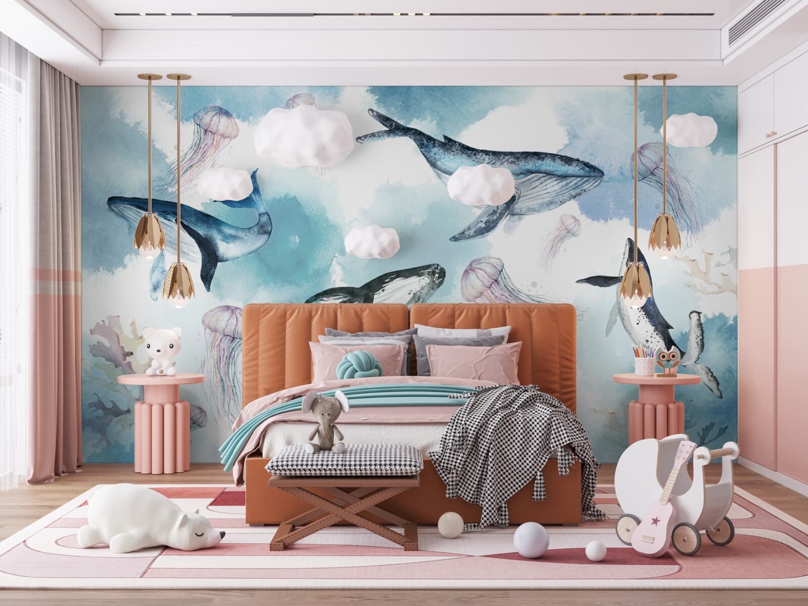 Papier peint habitants des profondeurs de l'océan