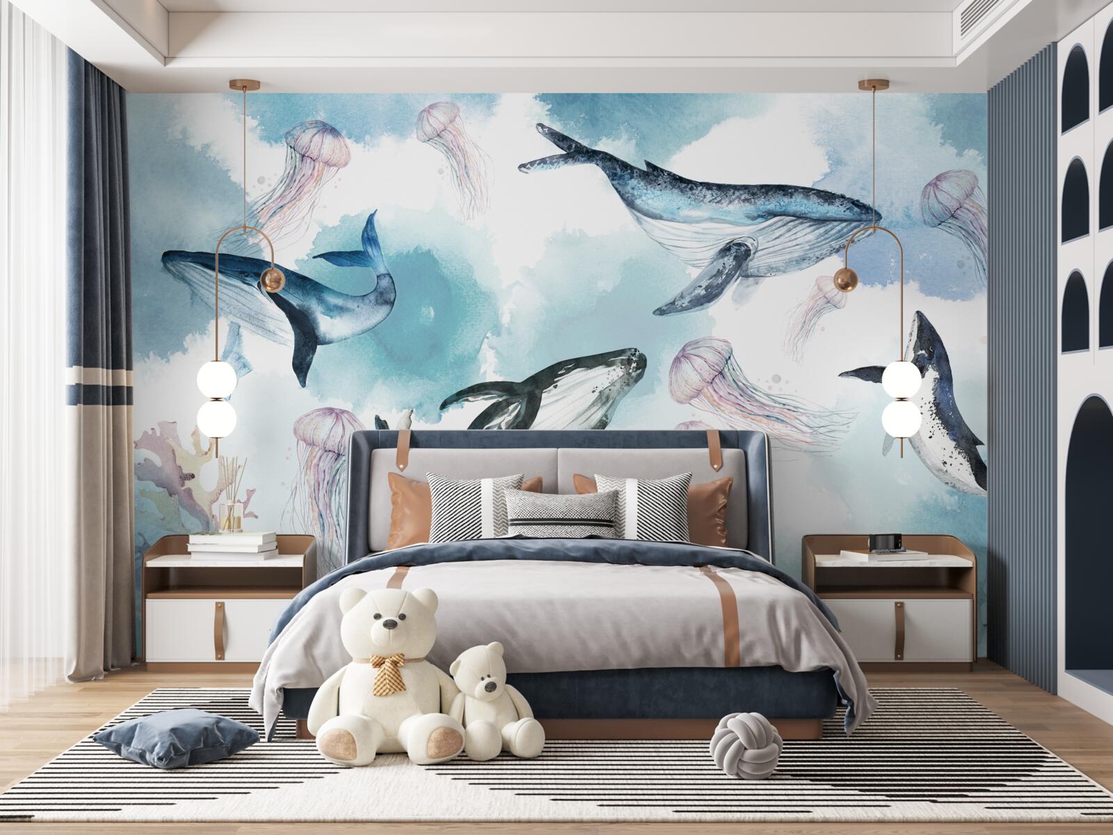 Papier peint habitants des profondeurs de l'océan