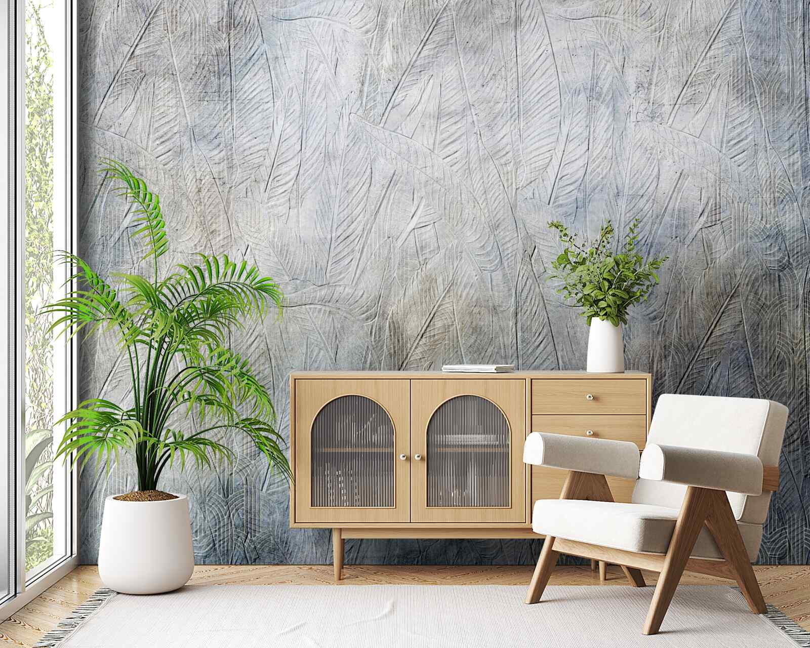 Papier peint surface de la feuille