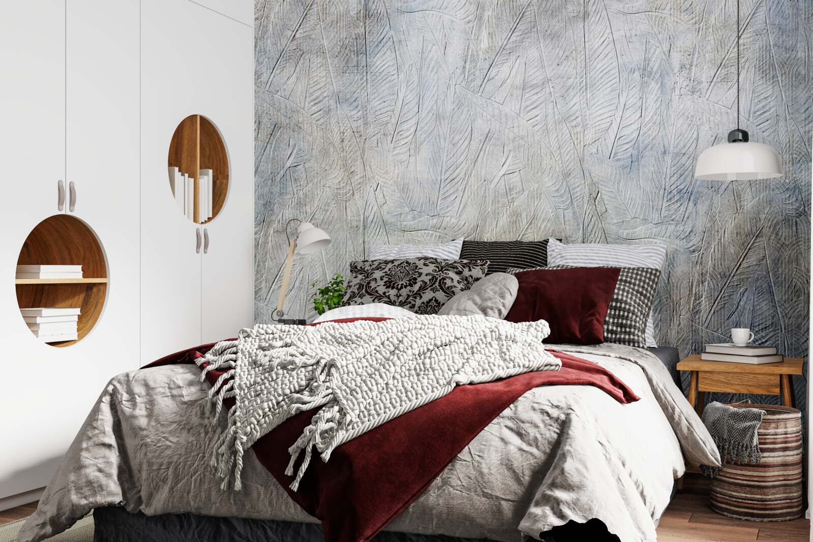 Papier peint surface de la feuille