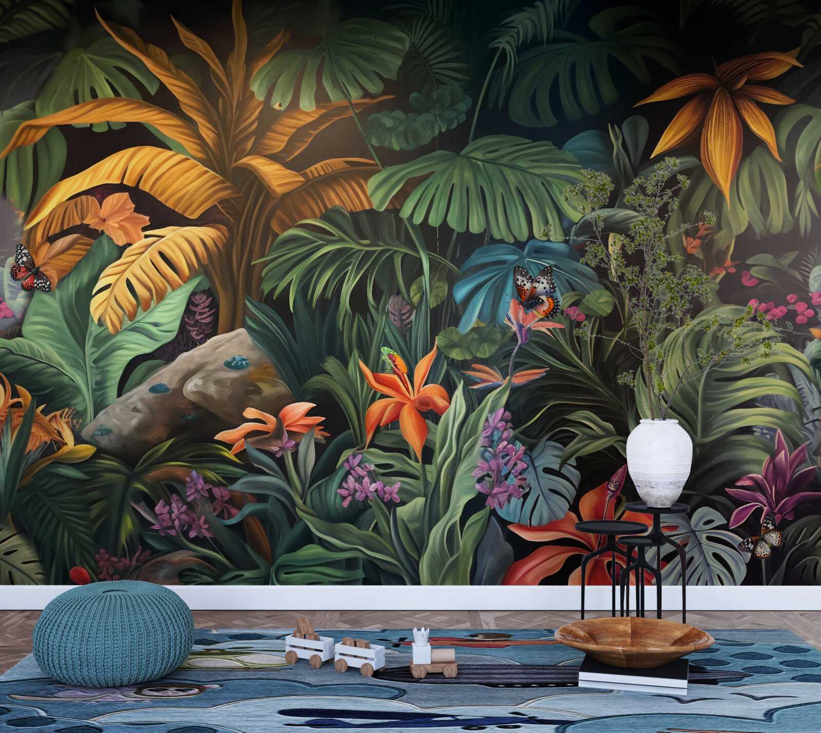 Papier peint la verdure dense des forêts tropicales