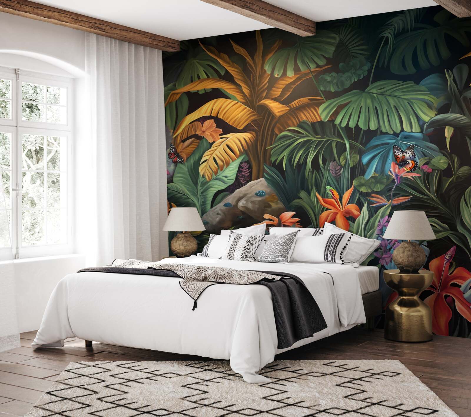 Papier peint la verdure dense des forêts tropicales