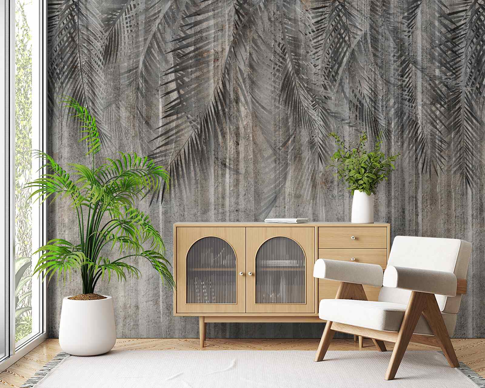 Papier peint chute des feuilles des conifères