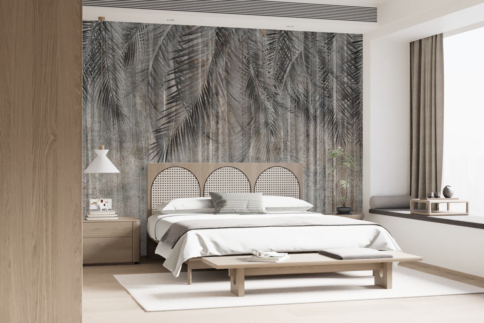 Papier peint chute des feuilles des conifères