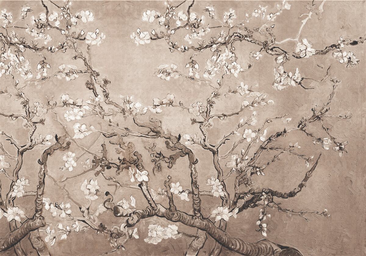 Papier peint Cerisier en fleurs du Japon