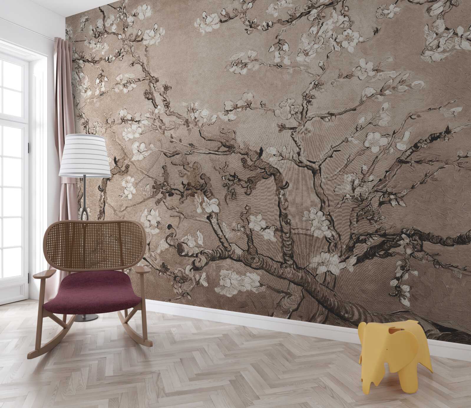 Papier peint Cerisier en fleurs du Japon