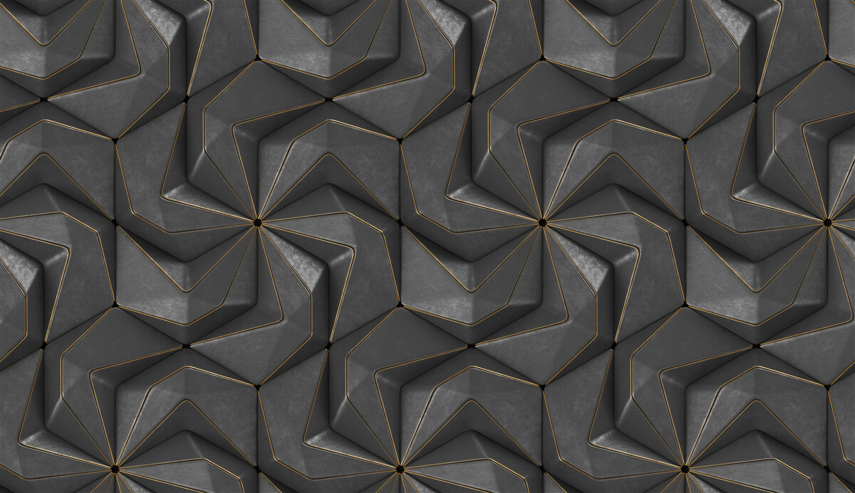 Papier peint fond de formes géométriques noires