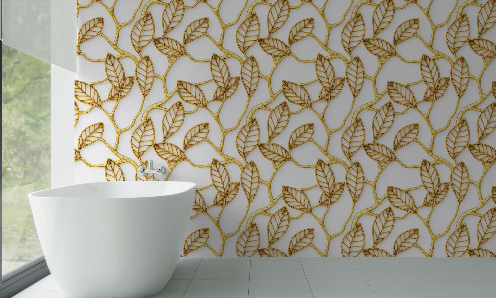 Papier peint texture de la feuille d'or