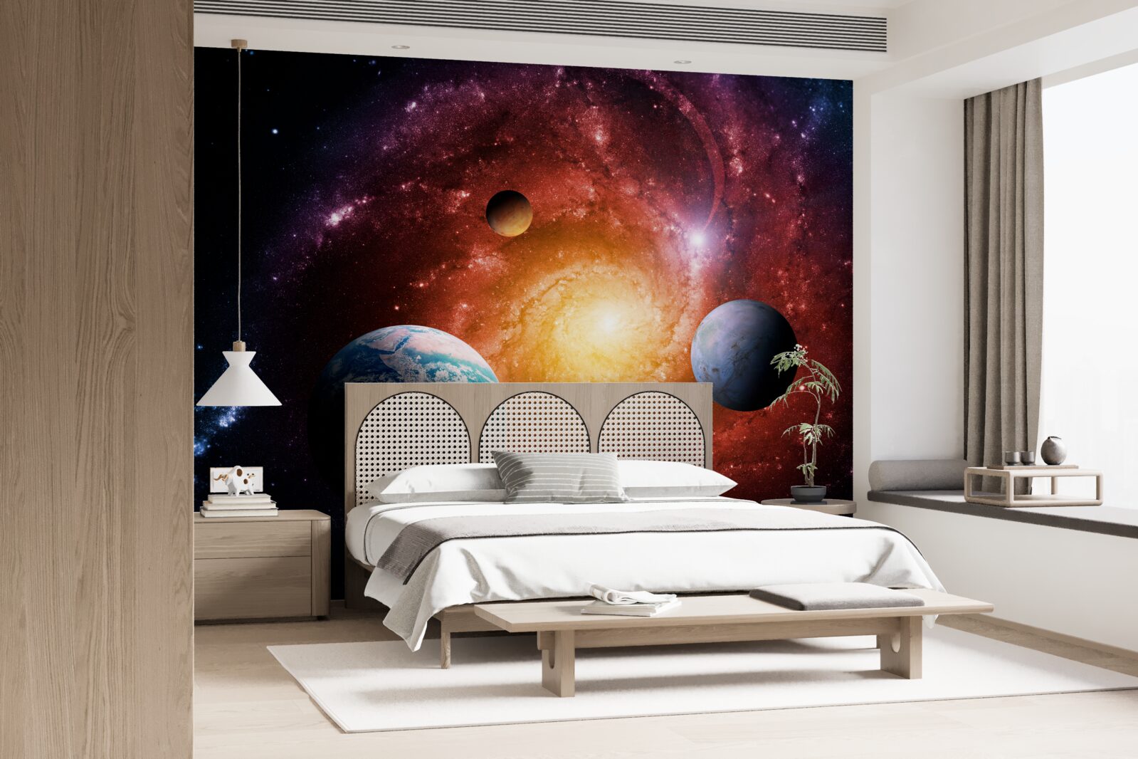 Papier peint les espaces illimités de l'univers