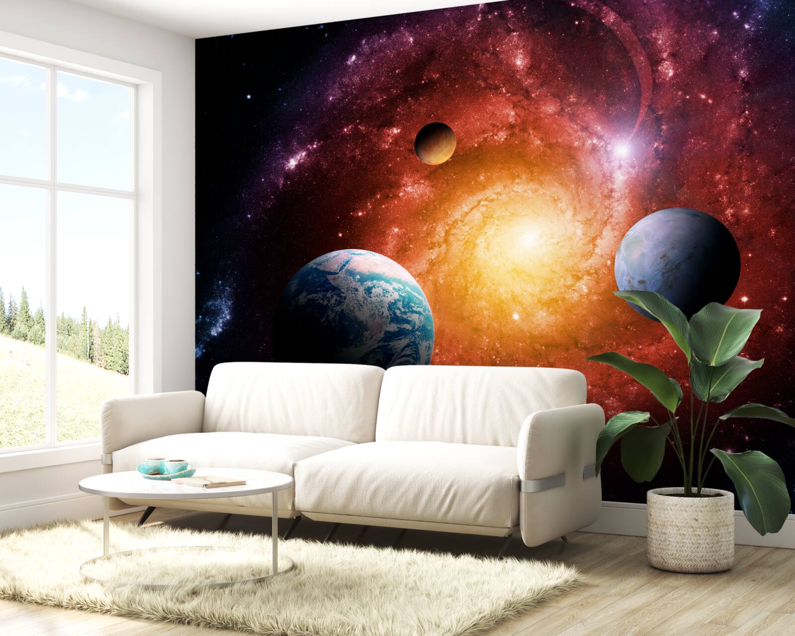 Papier peint les espaces illimités de l'univers