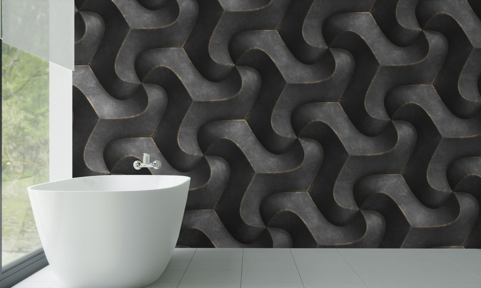 Papier peint texture du bois imprégné