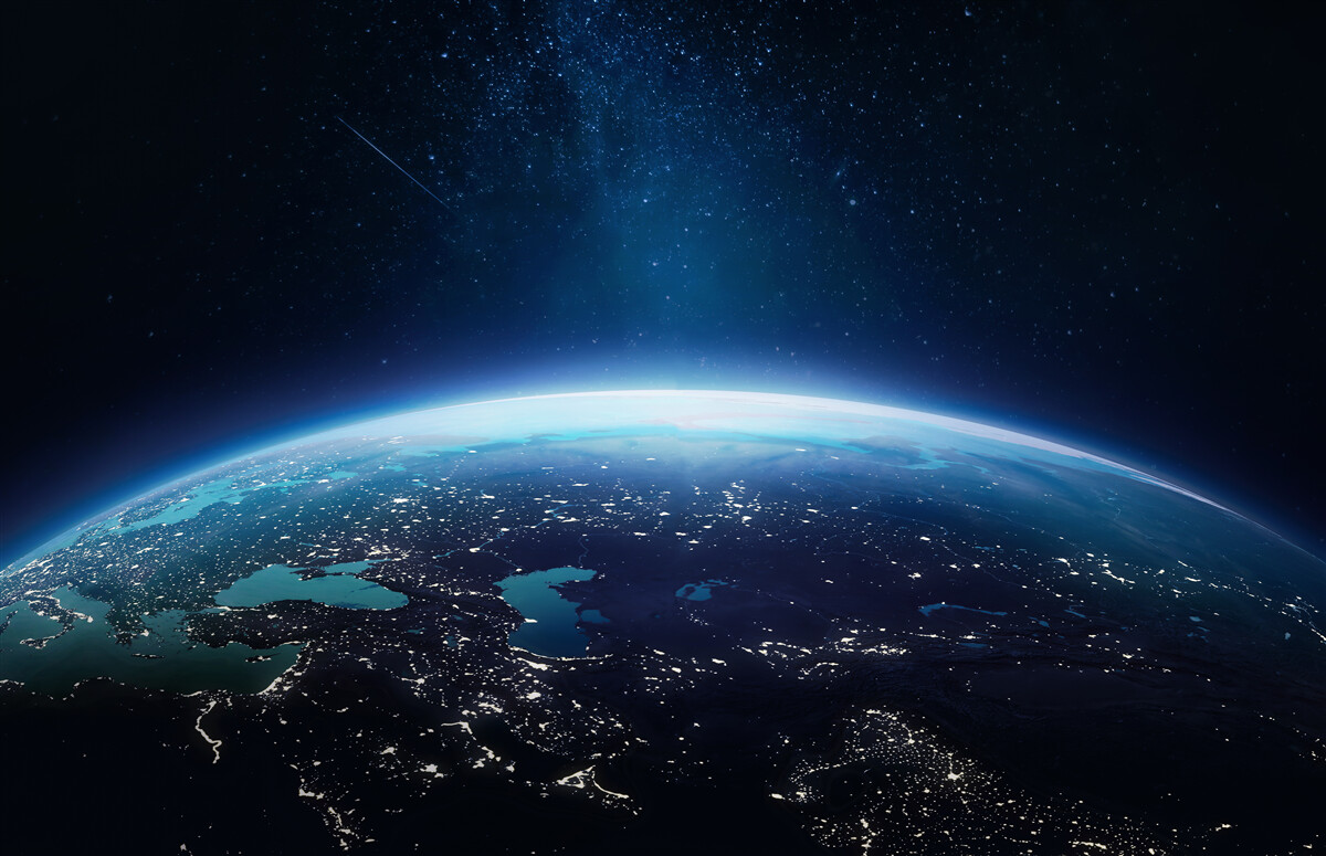 Papier peint surface du sol pendant la nuit