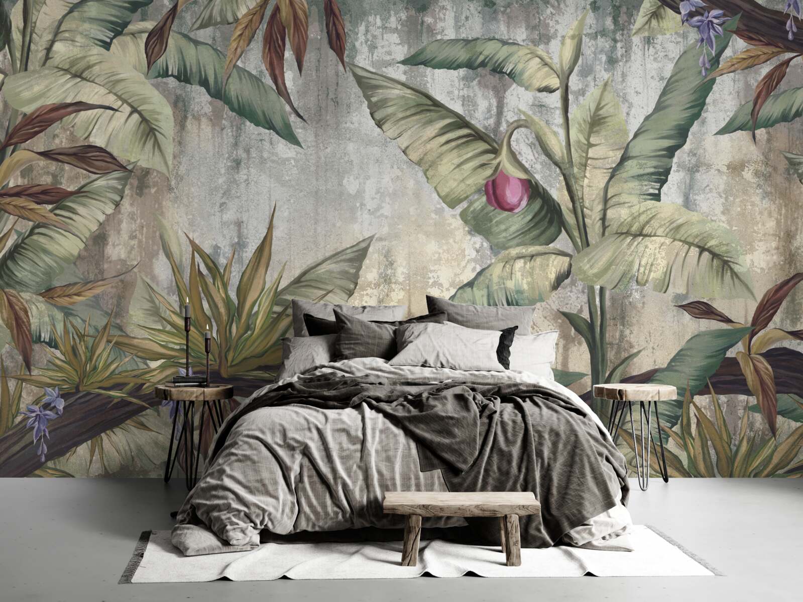 Papier peint matins frais sous les tropiques