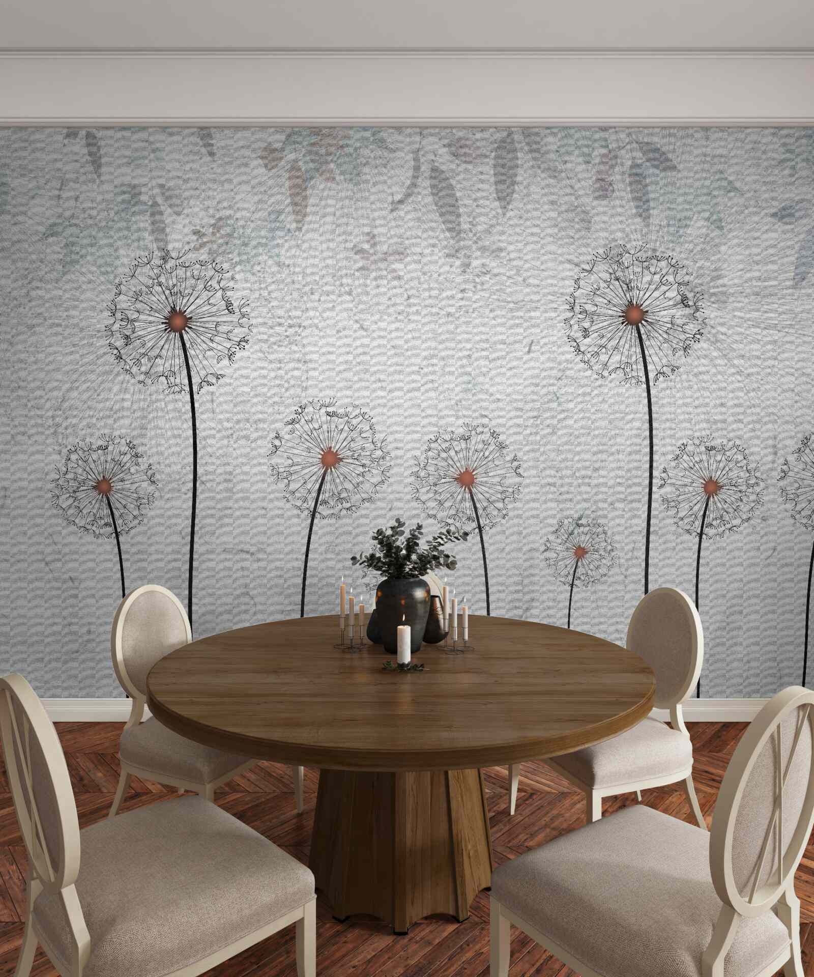 Papier peint les millipèdes ronds sont minces