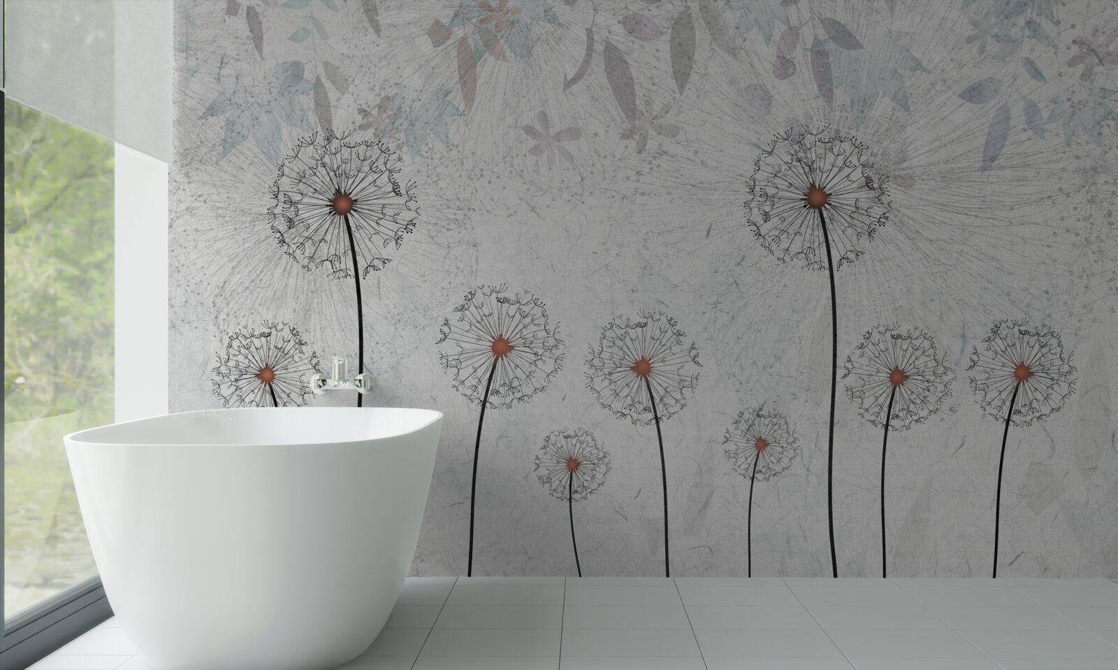 Papier peint les millipèdes ronds sont minces